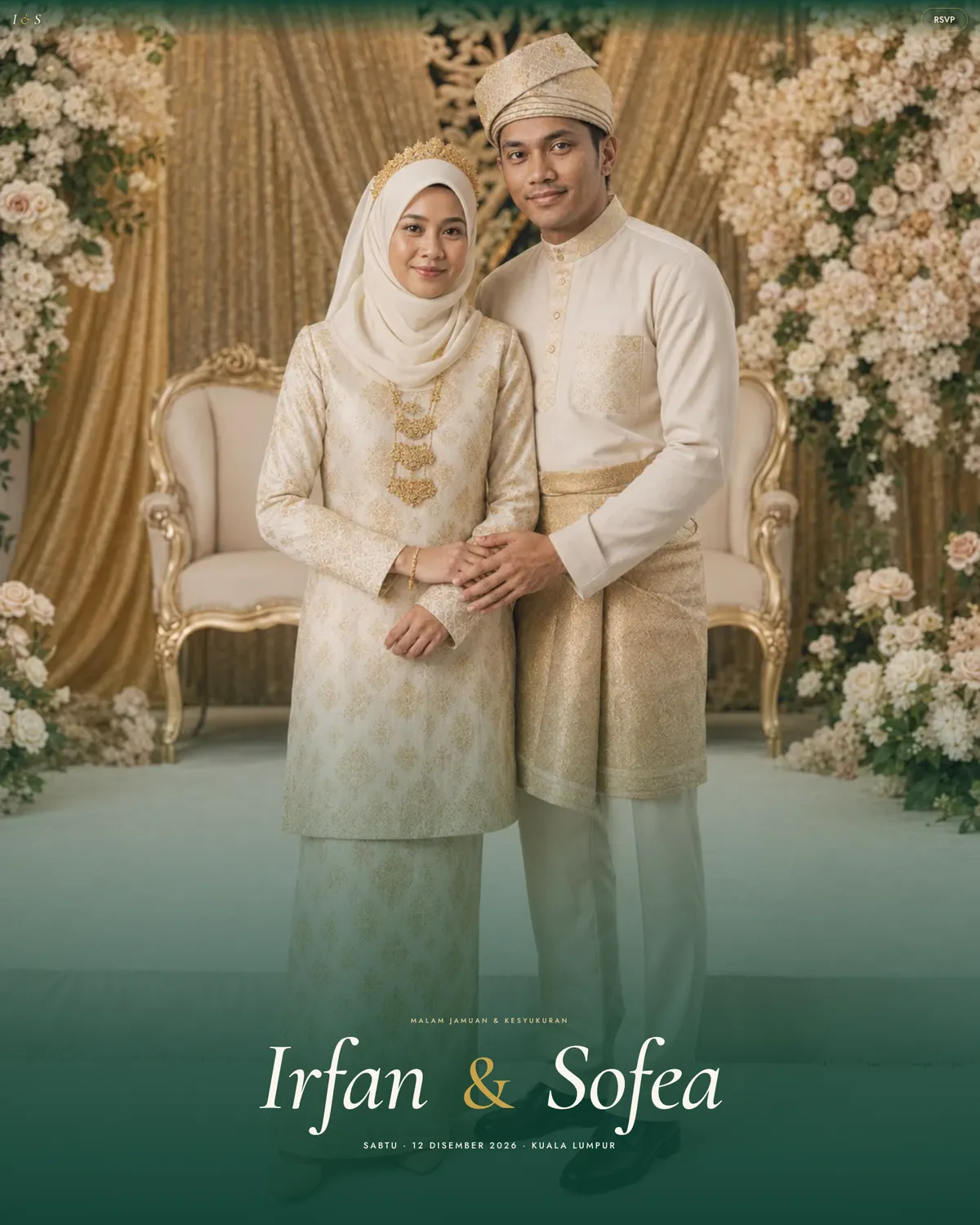 Irfan & Sofea's wedding website